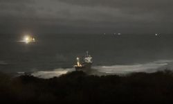 Sarıyer açıklarında kargo gemisi karaya oturdu