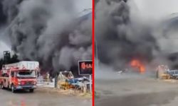 Silivri'de korkutan fabrika yangını! Çok sayıda ekip sevk edildi