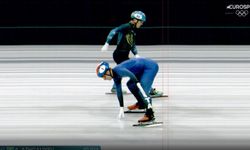 Tarihin en ikonik finişi! Kış Olimpiyatları'nda buzda inanılmaz an