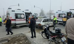 Düzce’de kavşakta kaza: 4 yaralı