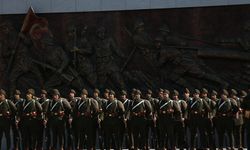 Gelibolu'da Çanakkale Zaferi törenlerinin provası yapıldı