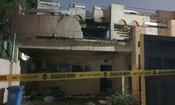 Bağdat’ta eve füze düştü