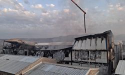 Konteyner yatakhane alevlere teslim oldu