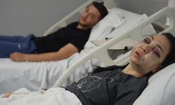 Küfür etmeyin diyen anne ve oğluna kafede meydan dayağı