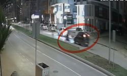 Motosiklet sürücüsünün can verdiği kaza kamerada