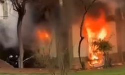 Gaziantep’te caminin bodrum katında korkutan yangın