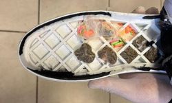 Şanlıurfa'da ayakkabı tabanına saklanmış uyuşturucu ele geçirildi