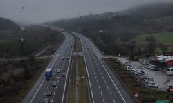 Bayram bitiyor: TEM Bolu geçişinde dönüş trafiği başladı