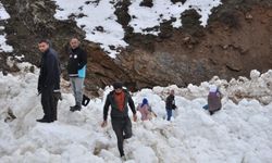 Bitlis'te çığ alarmı: Köy yolu kapandı
