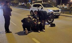 Eskişehir'de korkutan kaza: Kadın motosikletli yaralandı