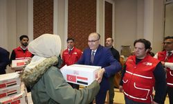 Kahire'de Türkiye ve Filistin dayanışması