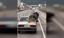 Trafikte akrobatik şov yapan sürücüye ceza yağdı | VİDEO