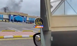 SON DAKİKA | İran İHA’sı Nahçıvan Havalimanını vurdu: 2 yaralı! İşte o anlar... I VİDEO