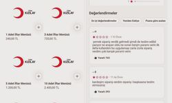 Kızılay bağışını kendi yemek siparişi sandılar