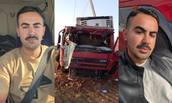 İran'da Türk şoföre mezar olan tır görüntülendi