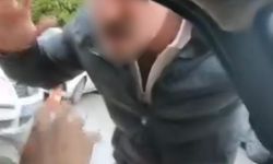 İzmir'de trafik terörü: Ailesinin yanında saldırdı!