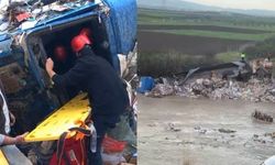 Osmaniye'de tır çaya uçtu: 1 kişi hayatını kaybetti