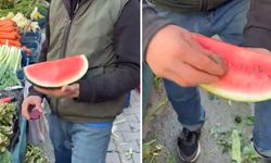 Pişkin pazarcıdan 'pes' dedirten karpuz hilesi: Kimse görmeden...