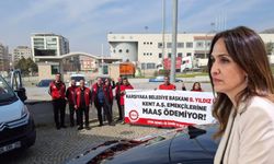 8 aydır maaş ödemeyen belediye bayramlaşmak istedi, protestoyla karşılaştı