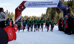 Türkiye’de ilk kış Triatlonu Gerede’de gerçekleştirildi