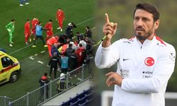 Hırvatistan Türkiye maçında korku dolu anlar! Egemen Korkmaz bir anda yere yığıldı