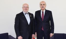 TBMM Başkanı Kurtulmuş, Litvanyalı mevkidaşı ile bir araya geldi