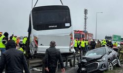 Kuzey Marmara Otoyolu’nda kaza! Polis memuru hayata döndü!