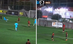 Amacı gol atmaktı mahallenin elektriğini kesti!