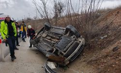 Malatya'da otomobil takla attı: 6 yaralı