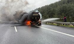 Osmaniye'de akaryakıt tankerinde korkutan yangın
