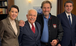 Elon Musk'ın babası Errol Graham Musk, Doğu Perinçek ile görüştü