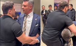 Sadettin Saran ile Rıza Kayaalp’ten güldüren anlar! Şakalaşarak güreştiler...