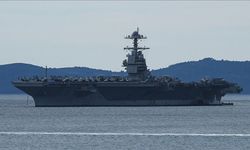 USS Gerald Ford bakım için Hırvatistan'da