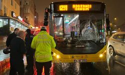 Üsküdar'da korkutan anlar! İETT otobüsü yayaya çarptı