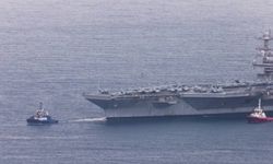 ABD'nin en büyük uçak gemisi USS Gerald R. Ford onarım için Girit'e geldi