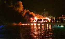 Yalıkavak Marina'da milyonluk gemiler alevlere teslim oldu