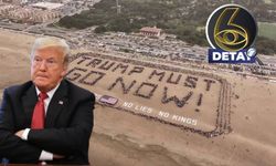 ABD’de 9 milyonluk dev ayaklanma: Binlerce kişi kumsala o mesajı yazdı!