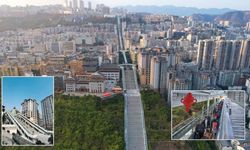 Çin'den dünyanın en uzun açık hava merdiveni: 905 metrelik dev sistem