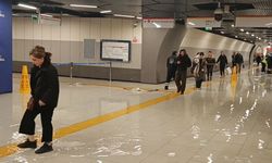 Yenibosna metro durağını su bastı