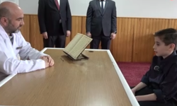 11 yaşındaki minik 8 ayda hafız oldu