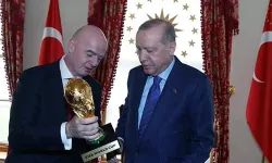 Cumhurbaşkanı Erdoğan FIFA Başkanı Infantino'yu ağırladı