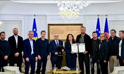 Kosova Milli Takımı'na dev onur: Cumhurbaşkanlığı Liyakat madalyası verildi!