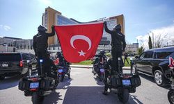 "Polis Haftası" kapsamında Cumhurbaşkanlığı koruma polislerinden hastanede tedavi gören çocuklara ziyaret