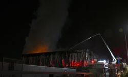 Ankara'da ilaç fabrikasında çıkan yangına müdahale ediliyor