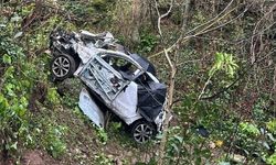 Ordu'da yamaçtan yuvarlanan otomobildeki baba ile kızı öldü