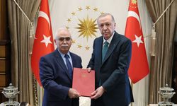 Cumhurbaşkanı Erdoğan, Anayasa Mahkemesi Başkanı Özkaya'yı kabul etti