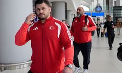 Avrupa Güreş Şampiyonası'nda altın madalya kazanan Rıza Kayaalp yurda döndü