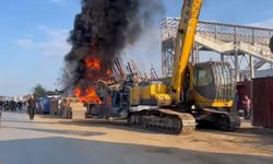 Edirne’de hurdacılar sitesinde yangın çıktı