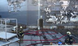 Ankara'da boya fabrikasında yangın!