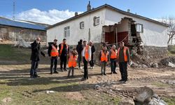 Patnos'ta deprem sonrası inceleme başladı